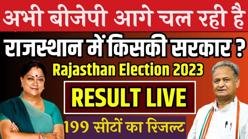 Rajasthan Election Result Live 